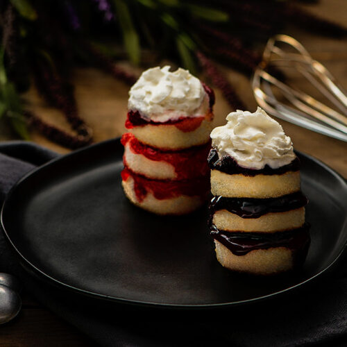 Broiled Angel Food Cake With Fruit and Whipped Cream Topping