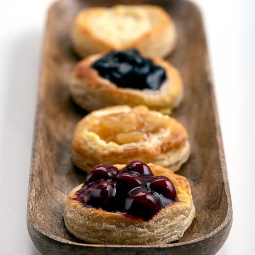 Puff Pastry, Cream Cheese & Fruit Danish