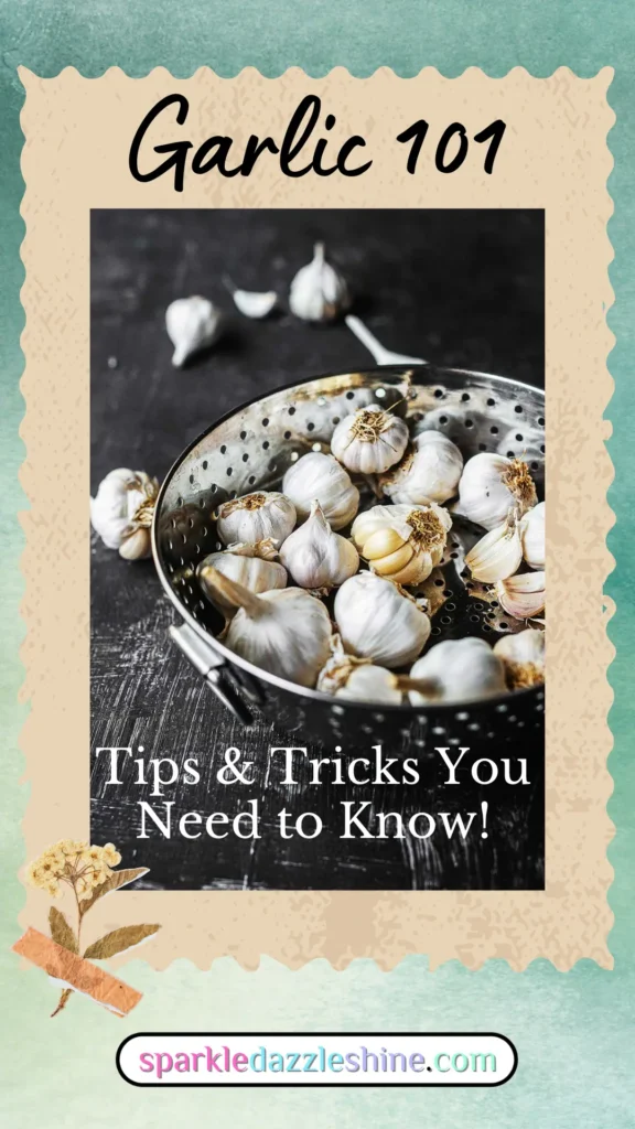 Our culinary tip pin on Let's Chat About Garlic
