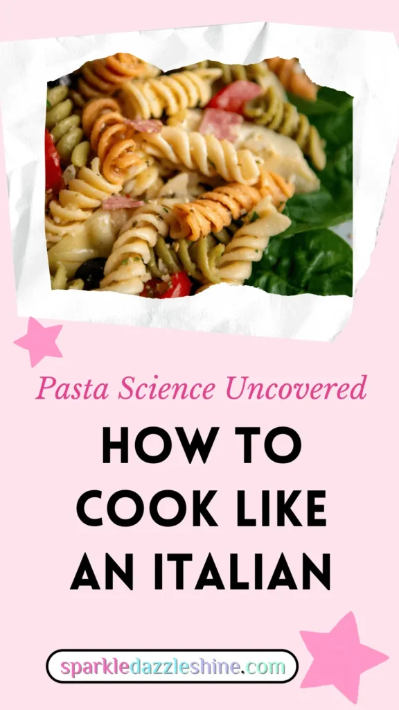 in our culinary tip , "Is there a science to Cooking Pasta", shows an up close image of spiral pasta on our pinterest pine 