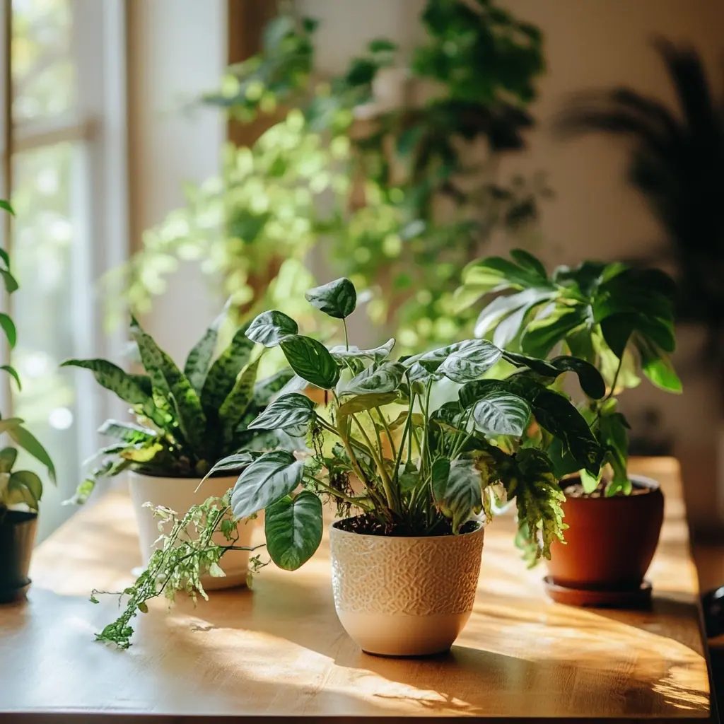 Crafting Your Perfect Writing Sanctuary beautiful potted houseplants
