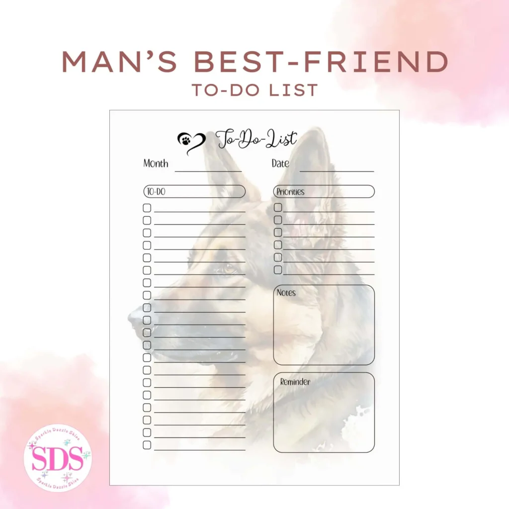 Man's Best Friend To-Do List with mockup images 2 Man's Best Friend To-Do List with mockup images