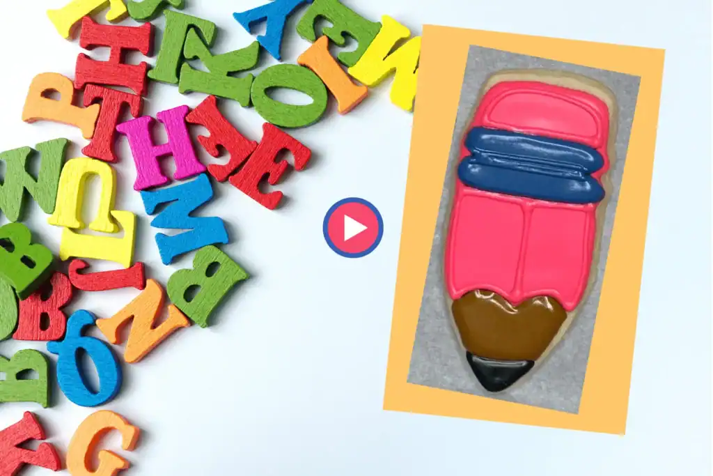 pencil pink video placeholder